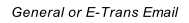 General or E-Trans Email