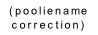 (pooliename correction)